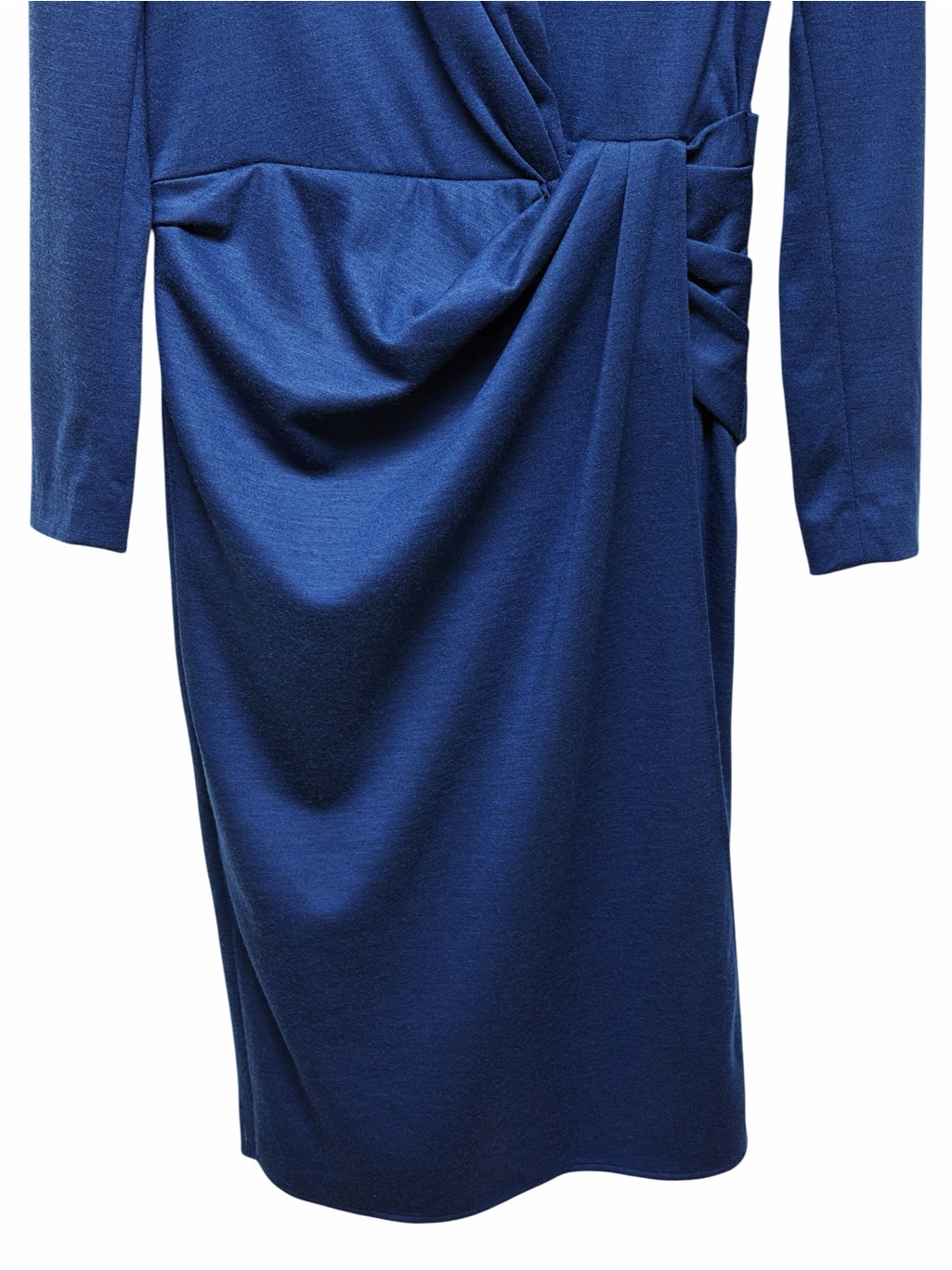 The Fold London Greenwhich Wool Dress Size 6 Blue Nwt — image 3 of 8